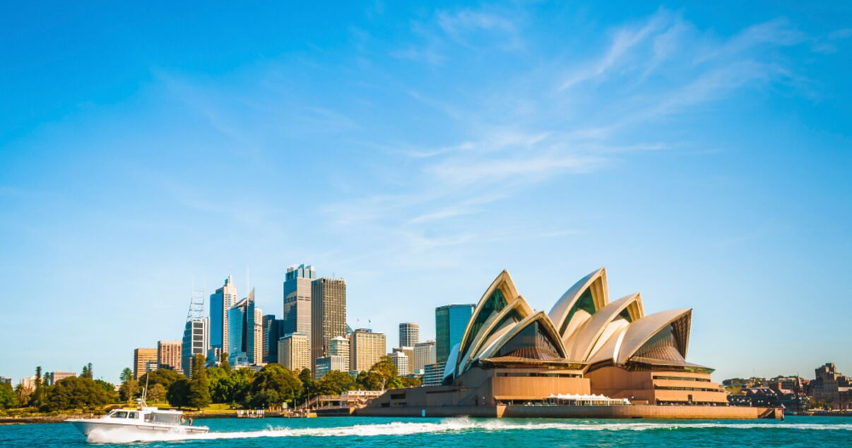 La opera de Sydney en Australia uno de los mejores lugares para estudiar inglés en el extranjero.